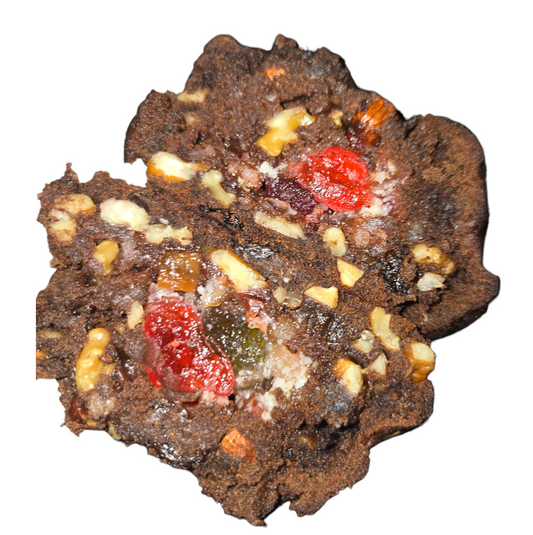 Black Christmas Cake